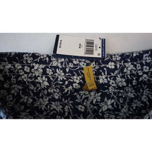 Polo Ralph Lauren 211906478001 Women's Sz M Blue Quilted Chambray Shorts - Picture 5 of 10